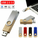 Swivel Twister Wooden USB Flash drive China factory