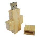 Wood cross usb flash drive china factory