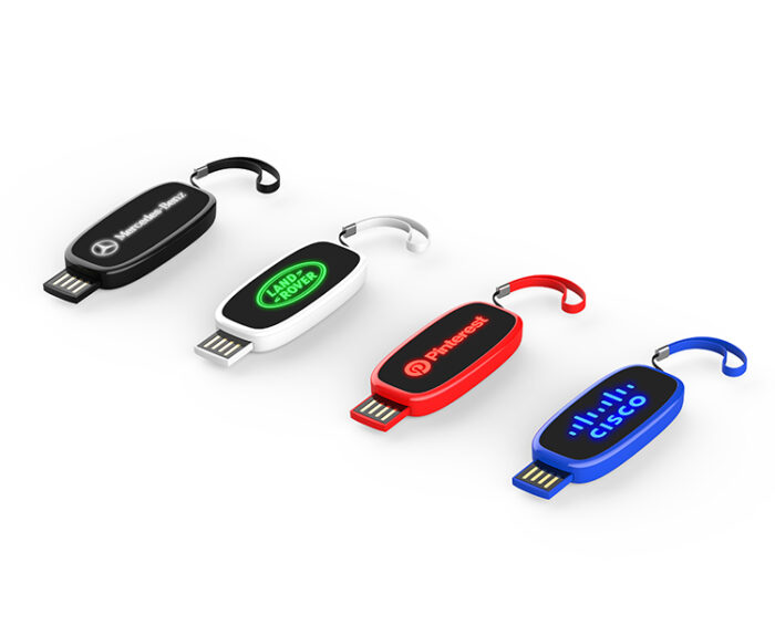 USB Flash Drive Led Light and mini lanyard