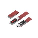 Leather light up usb flash drive china distributors