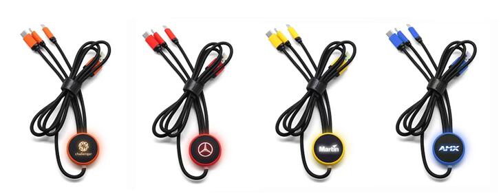 logo led charging cables china manufacturers