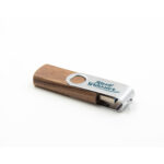 Dual Wooden Twister USB Flash Drive OTG 3.0