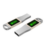 USB Wood Metal Led