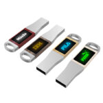 USB flash drive Wood Metal Led