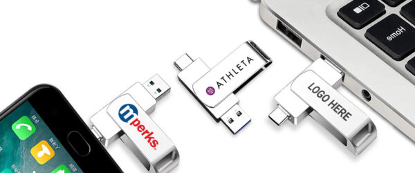 USB-C Custom Flash Drives with Dual Port