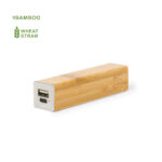 Eco Bamboo and wheat Straw Power Bank china factory