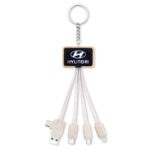 Keyring Charging cable with logo led China factory suppliers