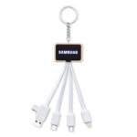 Keyring Charging cable with logo led China manufacturers