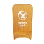 bamboo wireless charger with integrated smartphone holder China Factory