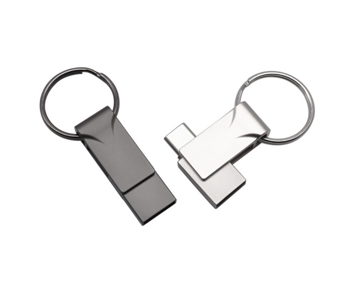 Metal OTG Smart Keyring USB Flash Drive china factory 3.0