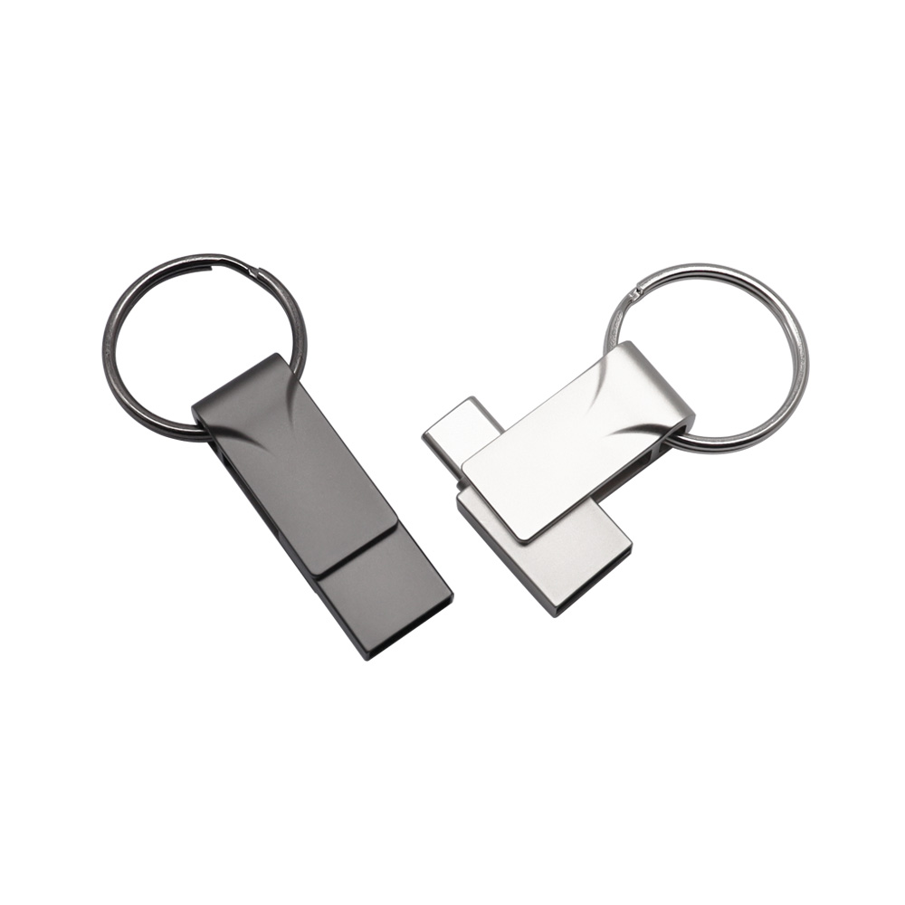 Metal OTG Smart Keyring USB Flash Drive china factory 3.0