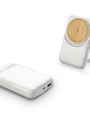 Wheat Straw Magsafe Wireless Power Bank 10000mAh