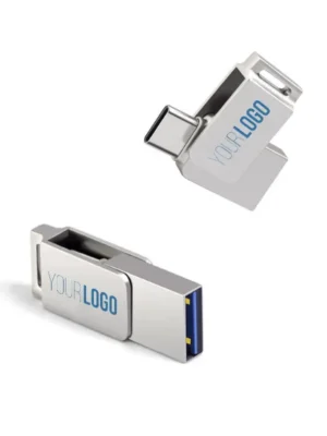 USB Flash Drive Mini Metal OTG Square